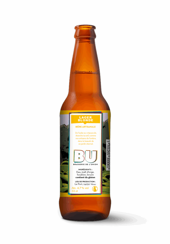 BU Brasserie de l Union Bière back simul marquey