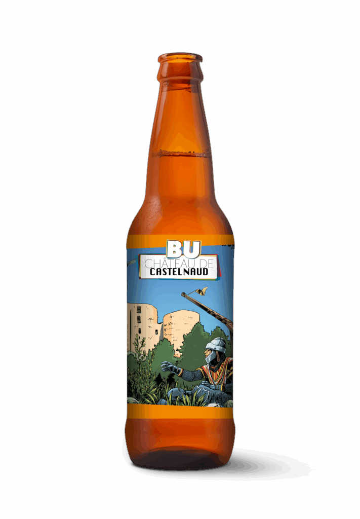 BU Brasserie de l Union Bière face simul castelnaud